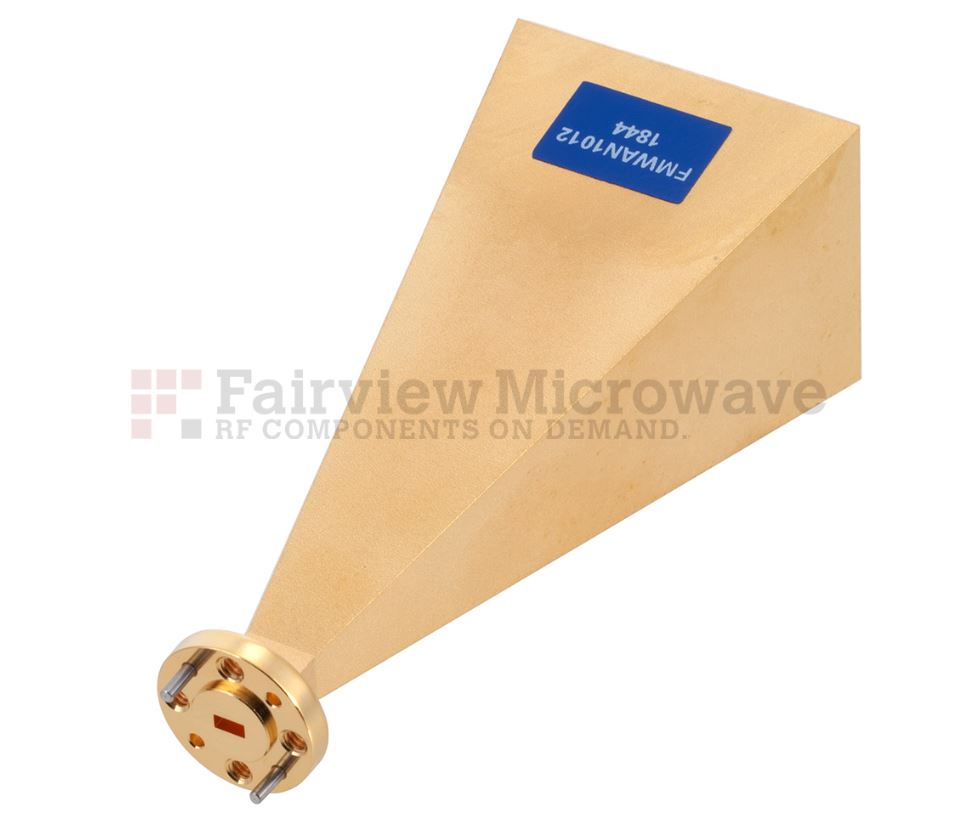 fairview微波50至75 ghz喇叭天线，带wr 15波导25 db增益1快照3
